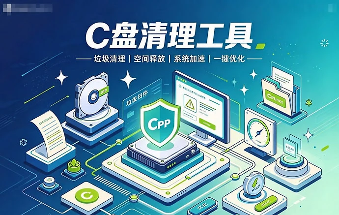 MangoDisk C 盘清理工具,一键深度清理垃圾 【33.5MB】